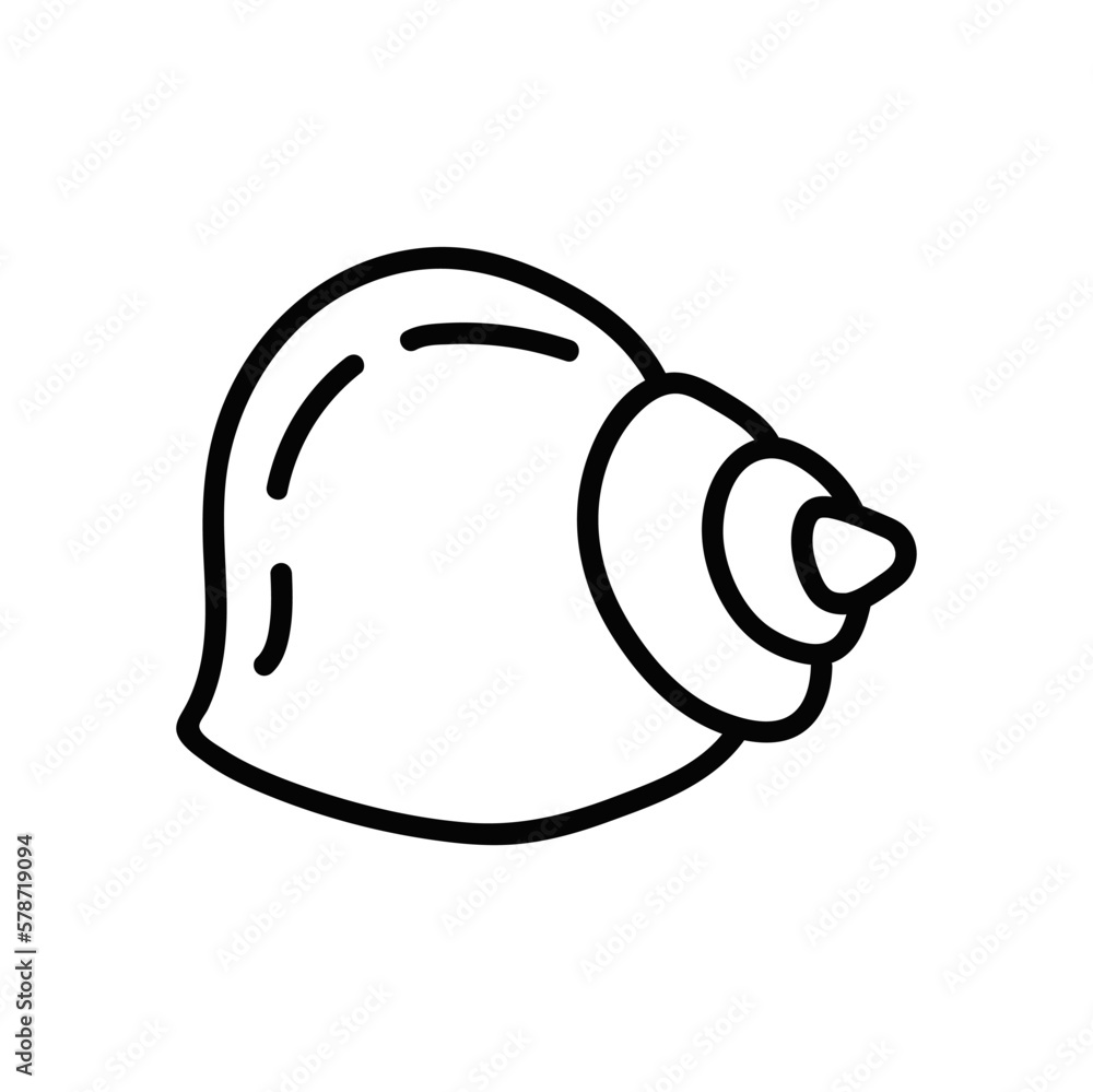 Illustration with seashell nautilus. Object for logo, card, flyer. Minimalist sign for logo, emblem, banner. Hand drawn illustration with ammonite fossil in modern style Illustration with seashell nautilus. Object for logo, card, flyer. Minimalist sign for logo, emblem, banner. Hand drawn illustration with ammonite fossil in modern style