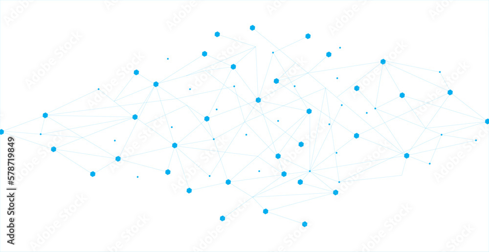 Blue network. Abstract connection on white background. Network technology background with dots and lines for desktop. Ai system background. Abstract data concept. Line background, network technology Blue network. Abstract connection on white background. Network technology background with dots and lines for desktop. Ai system background. Abstract data concept. Line background, network technology