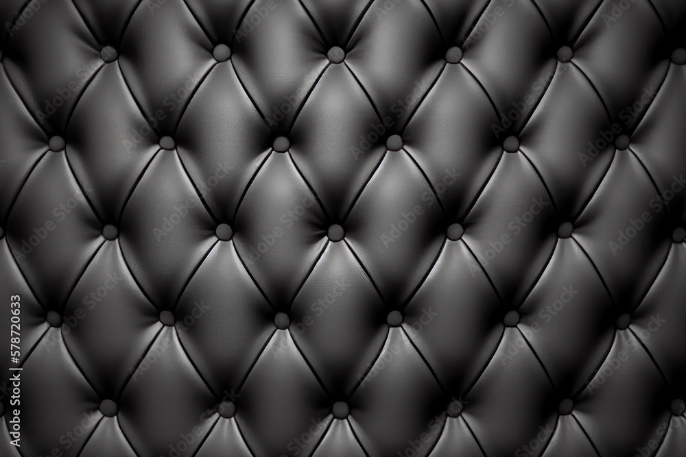Tufted Upholstery, Luxury Leather Background, Generative AI Tufted Upholstery, Luxury Leather Background, Generative AI