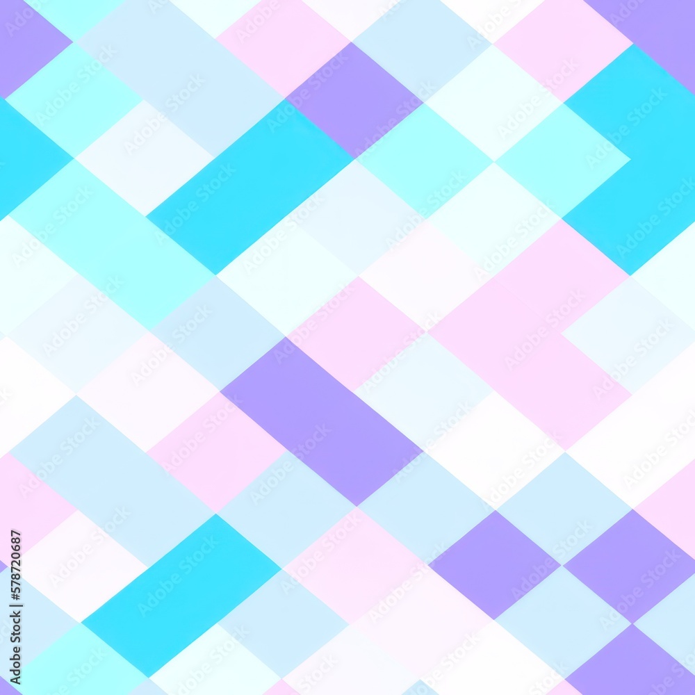 Abstract geometric seamless pattern featuring graphic design cubes, with a seamless background in pale colors, generative ai Abstract geometric seamless pattern featuring graphic design cubes, with a seamless background in pale colors, generative ai