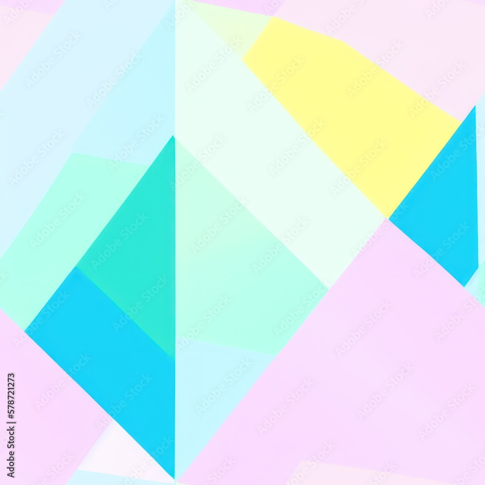 Abstract geometric seamless pattern featuring graphic design cubes, with a seamless background in pale colors, generative ai Abstract geometric seamless pattern featuring graphic design cubes, with a seamless background in pale colors, generative ai