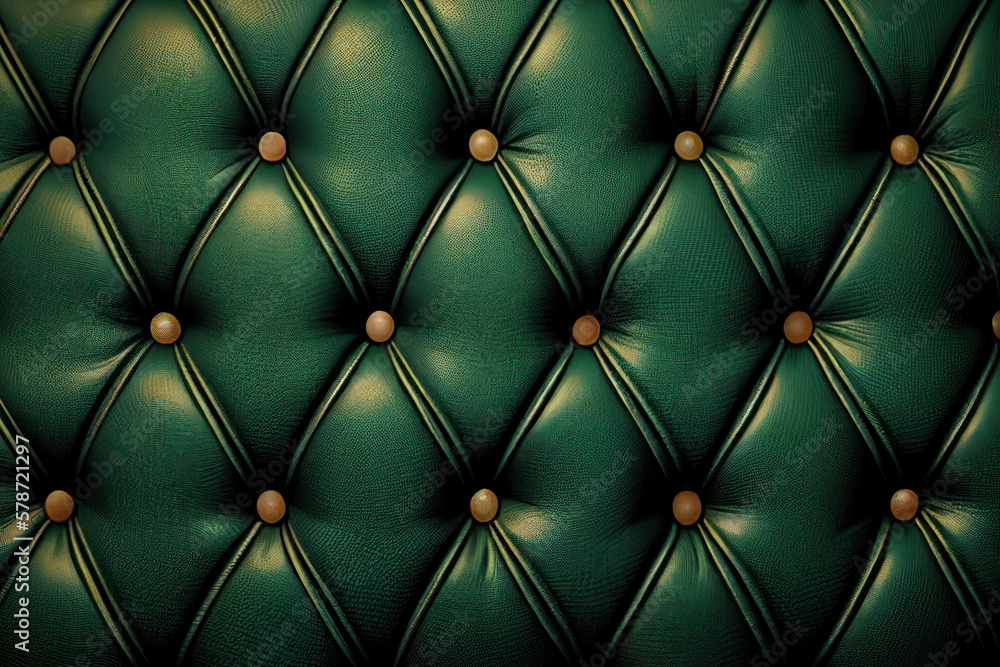 Tufted Upholstery, Luxury Leather Background, Generative AI Tufted Upholstery, Luxury Leather Background, Generative AI