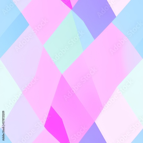 Abstract geometric seamless pattern featuring graphic design cubes, with a seamless background in pale colors, generative ai