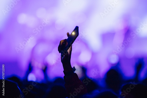 light up phone, in concert.