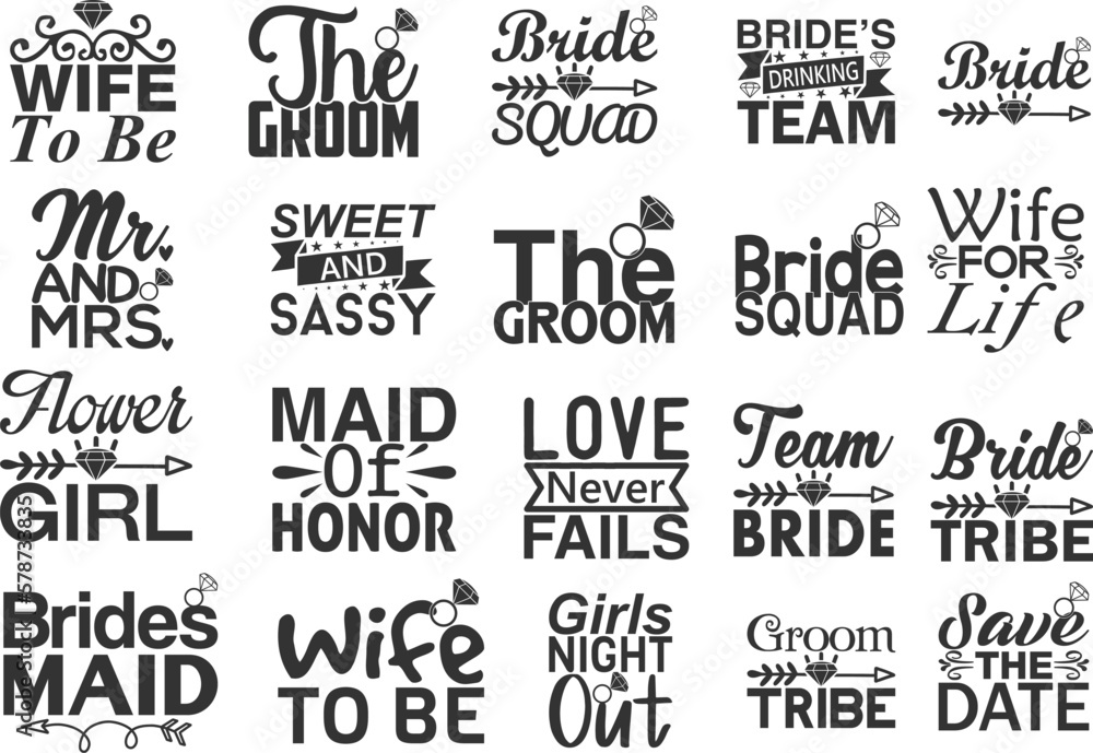 Bride  SVG Design Bundle  vol 2