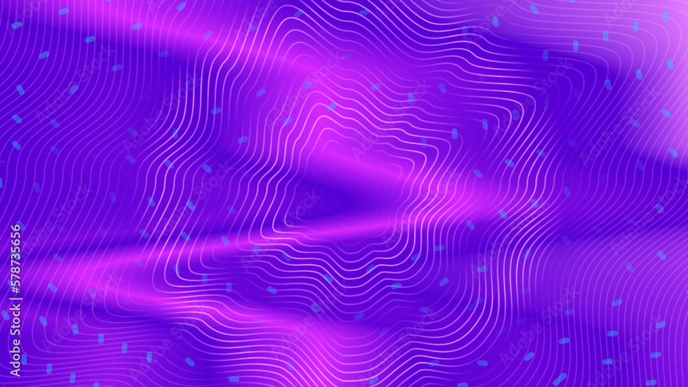 Fototapeta premium Abstract Pink Fluid Gradient Background with Circle Wave Lines