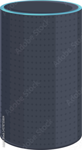 Command device icon cartoon vector. Smart speaker. Voice assistant