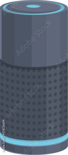 System speaker icon cartoon vector. Alexa music. Smart device