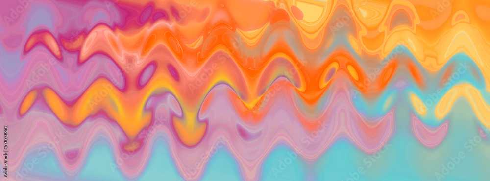 Rainbow background. Fantasy multicolored psychedelic pattern. Banner. Rainbow background. Fantasy multicolored psychedelic pattern. Banner.