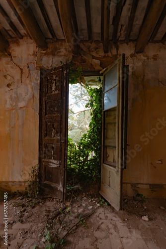 old abandoned building