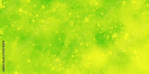 abstract blur and lovely soft light green background with bubbles, beautiful green watercolor background with various bokeh surrounding randomly, soft green texture with smoke and clouds.	