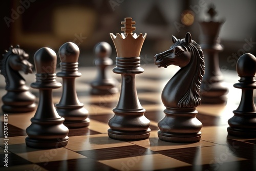Fototapete Chess game