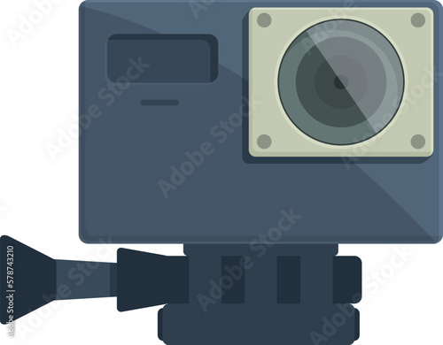 Technology cam icon cartoon vector. Gopro camera. Digital recorder
