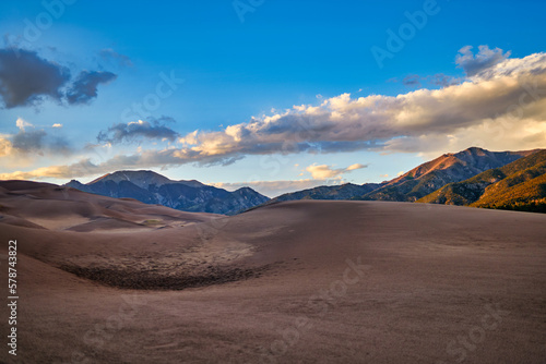 Mesquite Flat Sand Dunes in Death Valley National Park  California