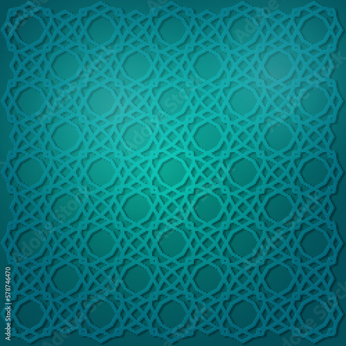 Arabic Islamic geometric pattern in traditional style