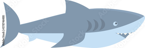 Australia shark icon cartoon vector. Danger sign. Caution zone