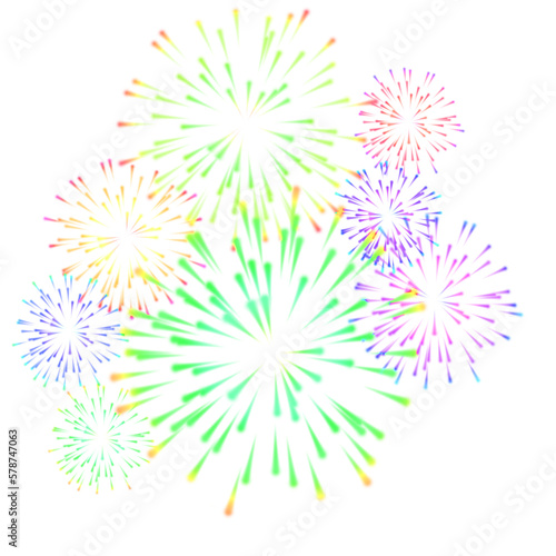 fireworks colorful carnival background
