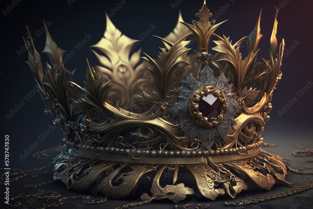crown of the emperor. Generative AI crown of the emperor. Generative AI