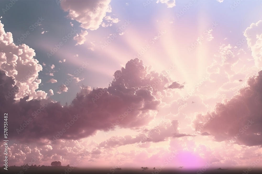 Fototapeta premium Experience the breathtaking beauty of the sky with our stunning collection of sunrise, sunset, and cloudy backgrounds