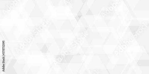 Abstract background with Hexagons and Triangles Seamless Pattern and geometric in vector design .Science Technologic Hexagonal Pattern Light Conceptual Illustration and website banner and graphic art