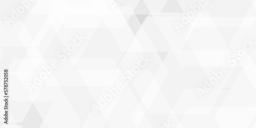 Abstract background with Hexagons and Triangles Seamless Pattern and geometric in vector design .Science Technologic Hexagonal Pattern Light Conceptual Illustration and website banner and graphic art