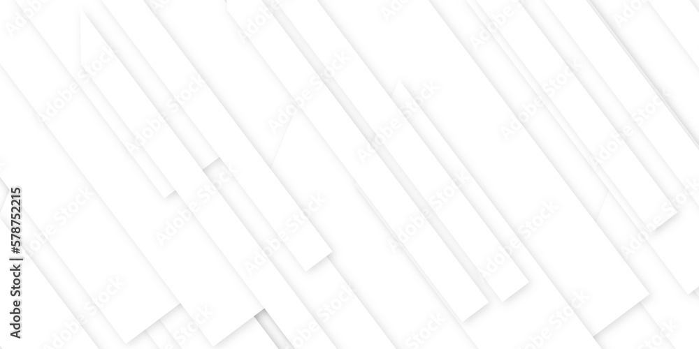 Abstract background with lines white color and vector with geometric ...