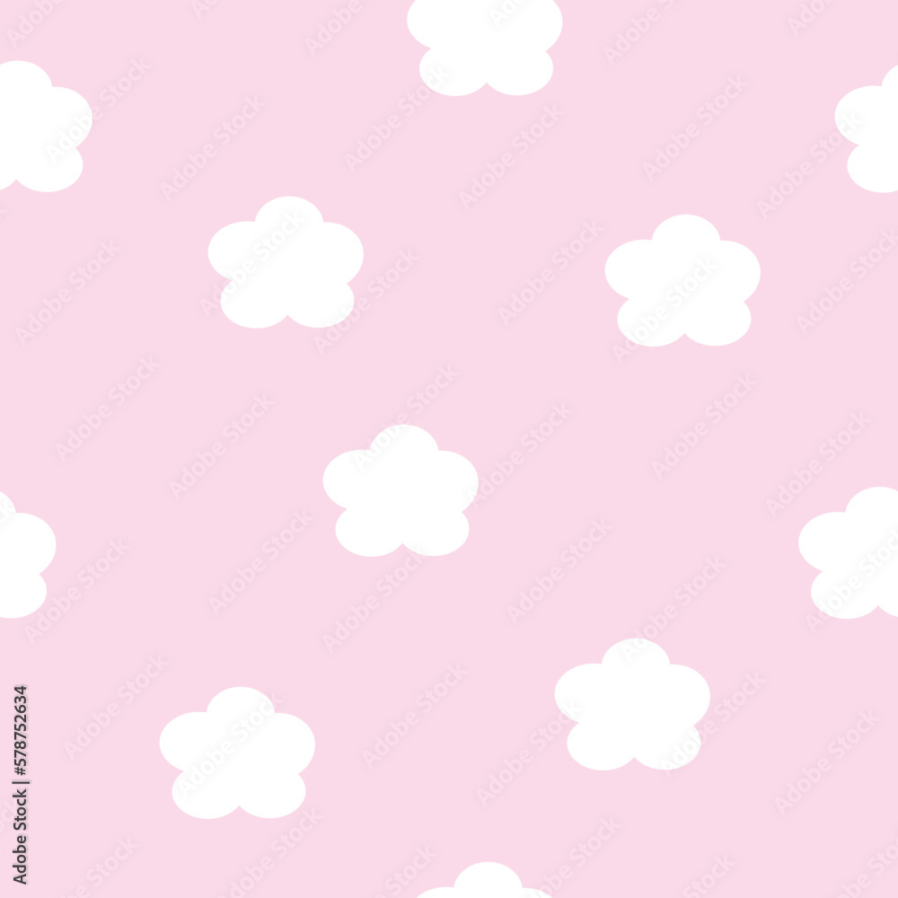Clouds - Seamless pattern background wallpaper
