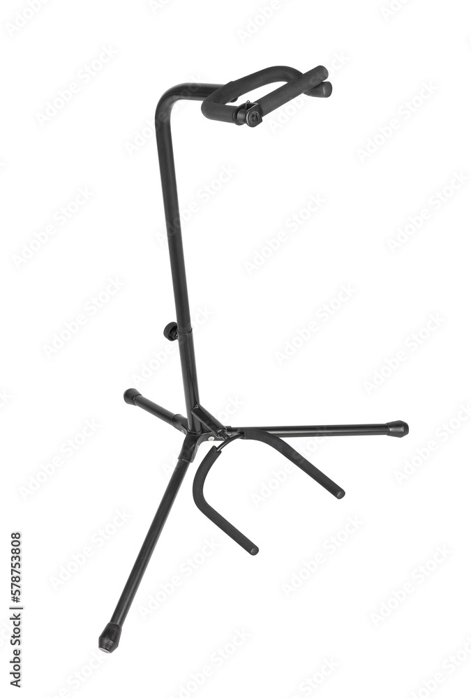 guitar stand holder path isolated on white guitar stand holder path isolated on white