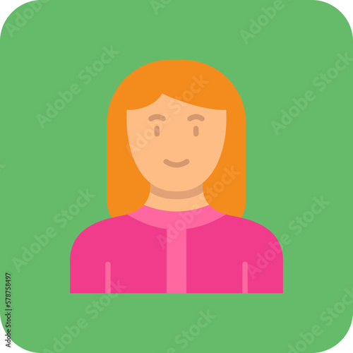 Massage Therapist Multicolor Round Corner Flat Icon