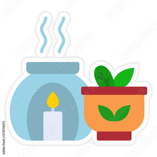 Aromatherapy Sticker Icon