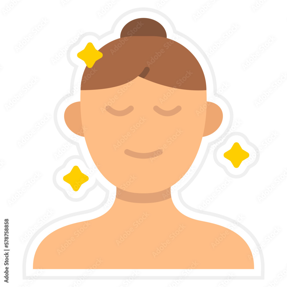 Beauty Treatment Sticker Icon