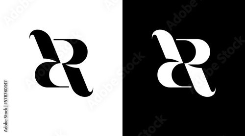 Wallpaper Mural Letter r initial logo Monogram icon Design Concept Torontodigital.ca