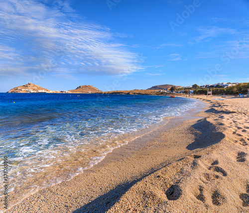 Mykonos Island: Kalafati Beach, Greece. photo