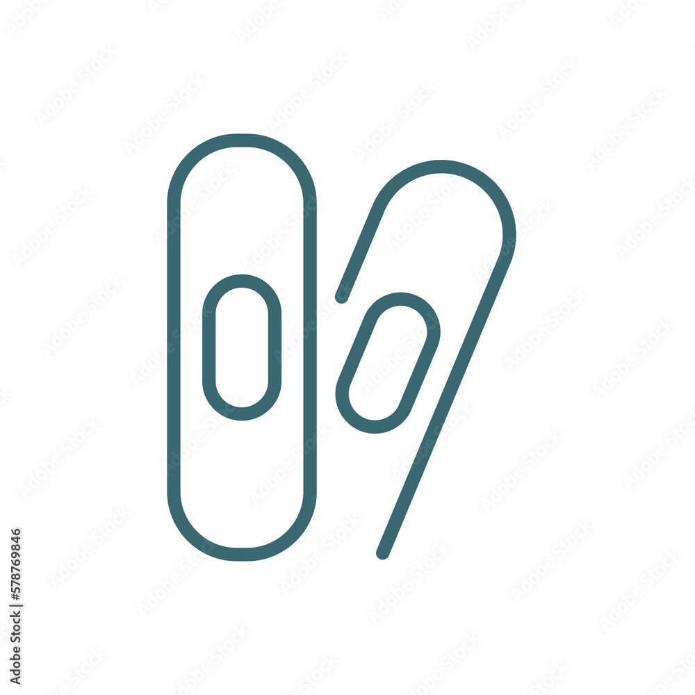 Obraz premium bandage cross icon. Thin line bandage cross icon from medical and healthcare collection. Outline vector isolated on white background. Editable bandage cross symbol can be used web and mobile