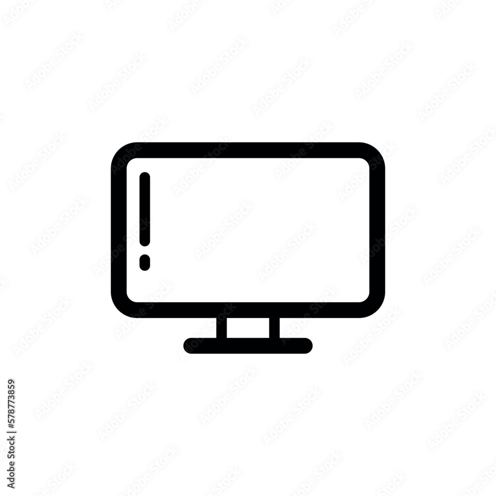 Television Broadcast Icon Vector Template Television Broadcast Icon Vector Template