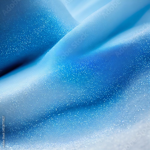 abstract close up blue cosmetic powder cream , generative art by A.I