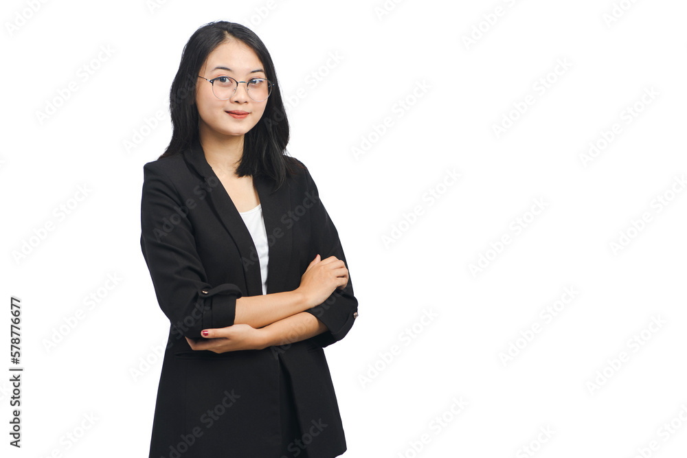 Young Business Woman Wearing Professional Office Suit Isolated Young Business Woman Wearing Professional Office Suit Isolated