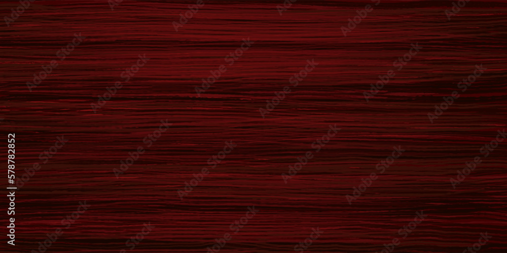 Wall Mural Uniform mahogany wood texture with horizontal veins