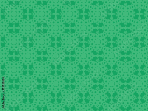Green creative seamless pattern background