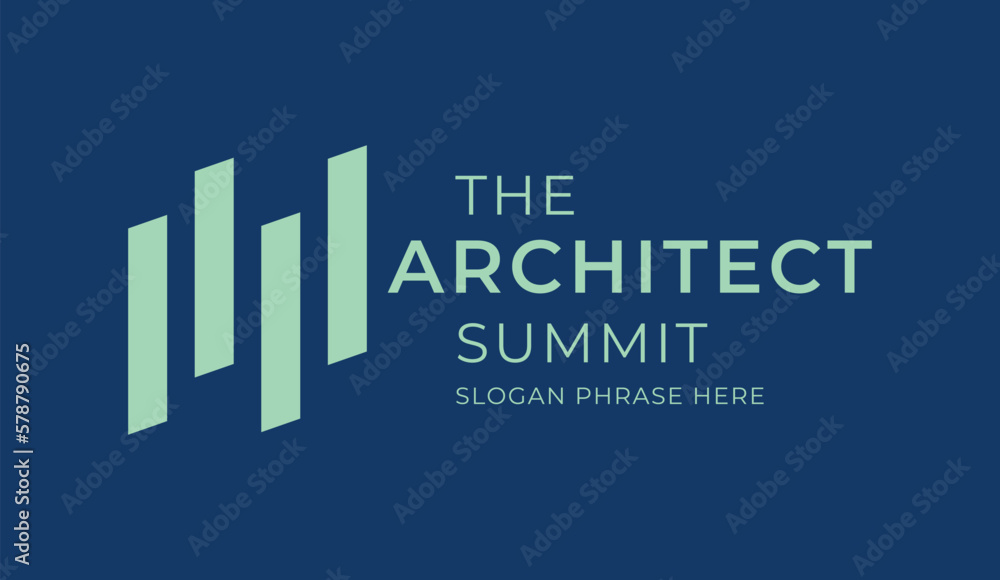 logo graphic design of annual event summit and title made for architecture theme - annual convention for architects logo graphic design of annual event summit and title made for architecture theme - annual convention for architects