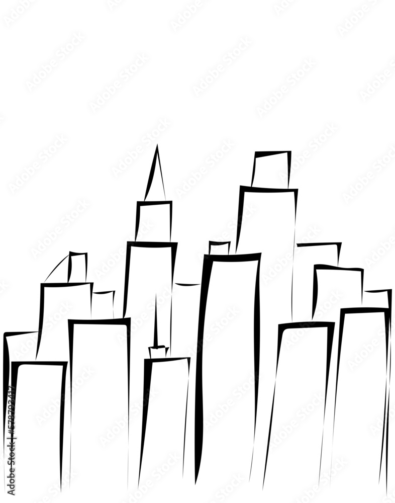 Skyline Stock Vector Adobe Stock Skyline Stock Vector Adobe Stock
