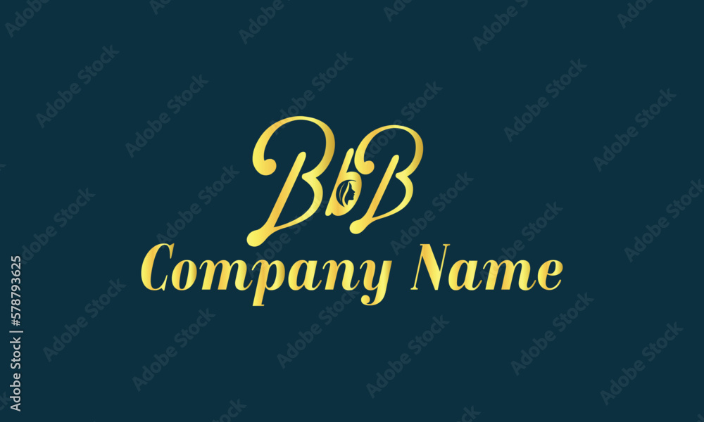B letter Cosmetics & Beauty Logo Design