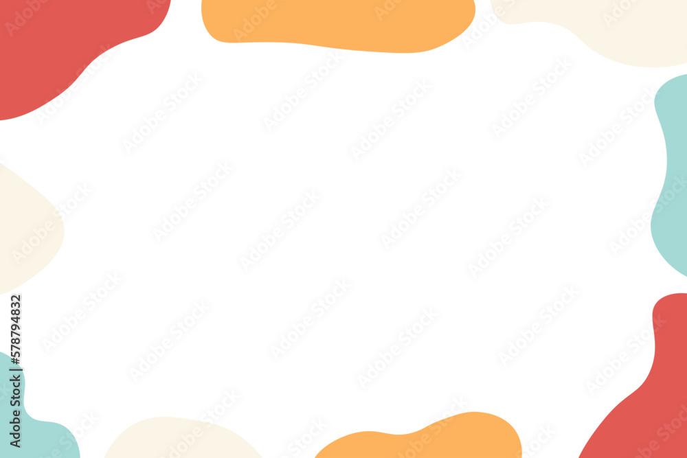 Abstract shapes, hand-drawn background. Vector illustration. Abstract shapes, hand-drawn background. Vector illustration.