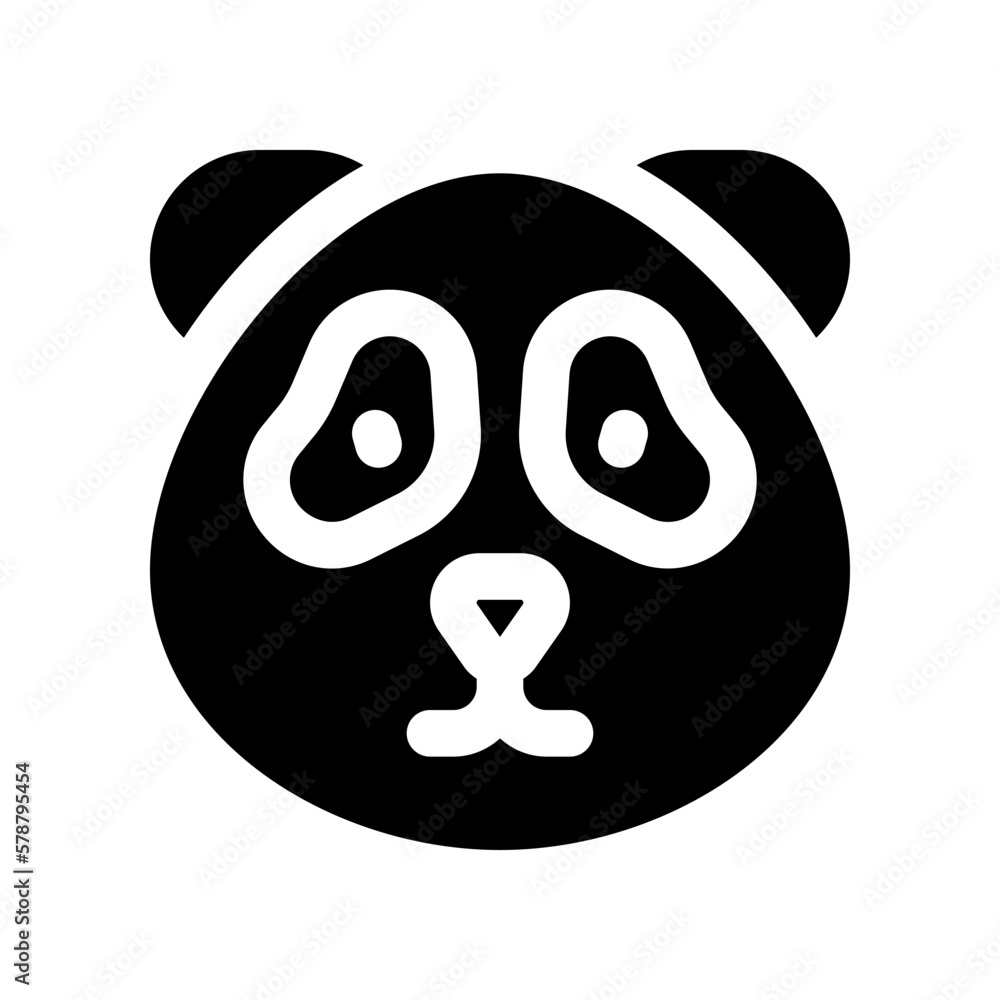 panda icon for your website design, logo, app, UI. panda icon for your website design, logo, app, UI.