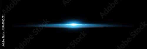 Abstract laser beam. On a black background. Vector illustration. light effect. Directional light effect.