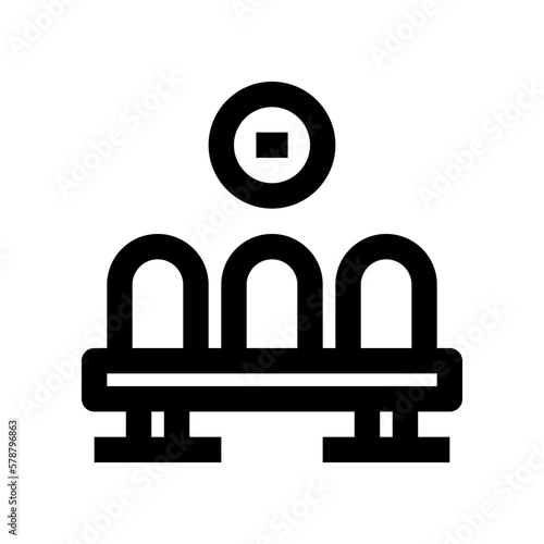 waiting room icon for your website, mobile, presentation, and logo design.