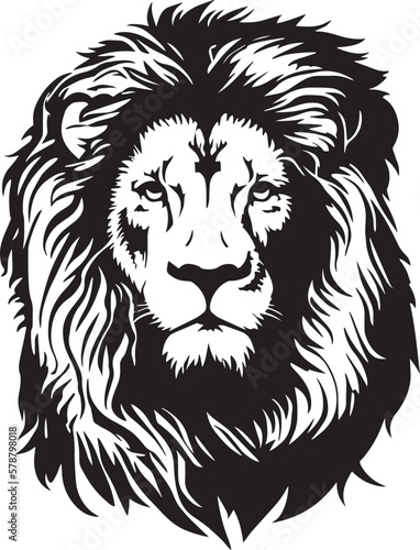 Lion head  lion face vector Illustration  on a isolated background  SVG
