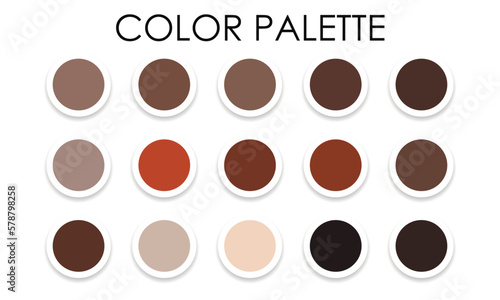 Obraz na płótnie Spring bright color palette. Vector illustration w salonie