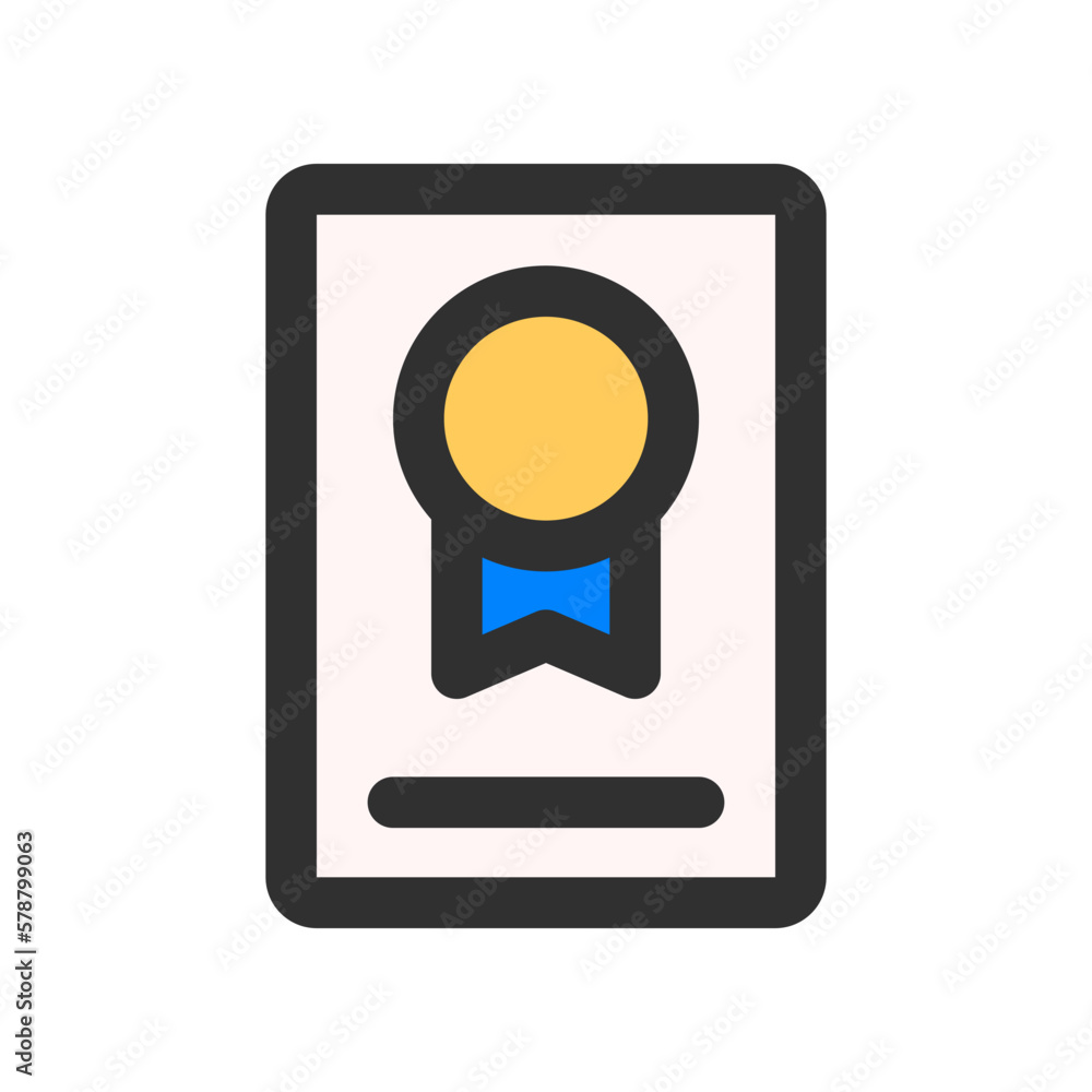 certificate icon for your website design, logo, app, UI. certificate icon for your website design, logo, app, UI.