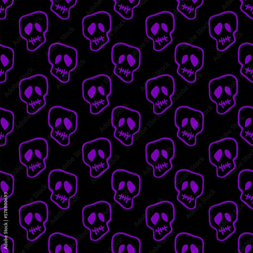 Halloween celebration seamless pattern
Halloween celebration seamless pattern